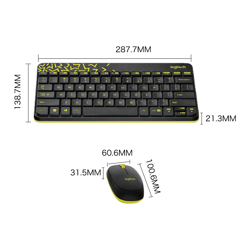 羅技（Logitech） MK245 Nano 無線鍵鼠套裝 小鍵盤 (黑黃) _http://gzyiqian.cn/img/sp/283/e007cf57-e9fe-4af4-96b0-8523c0cdca4a.jpg
