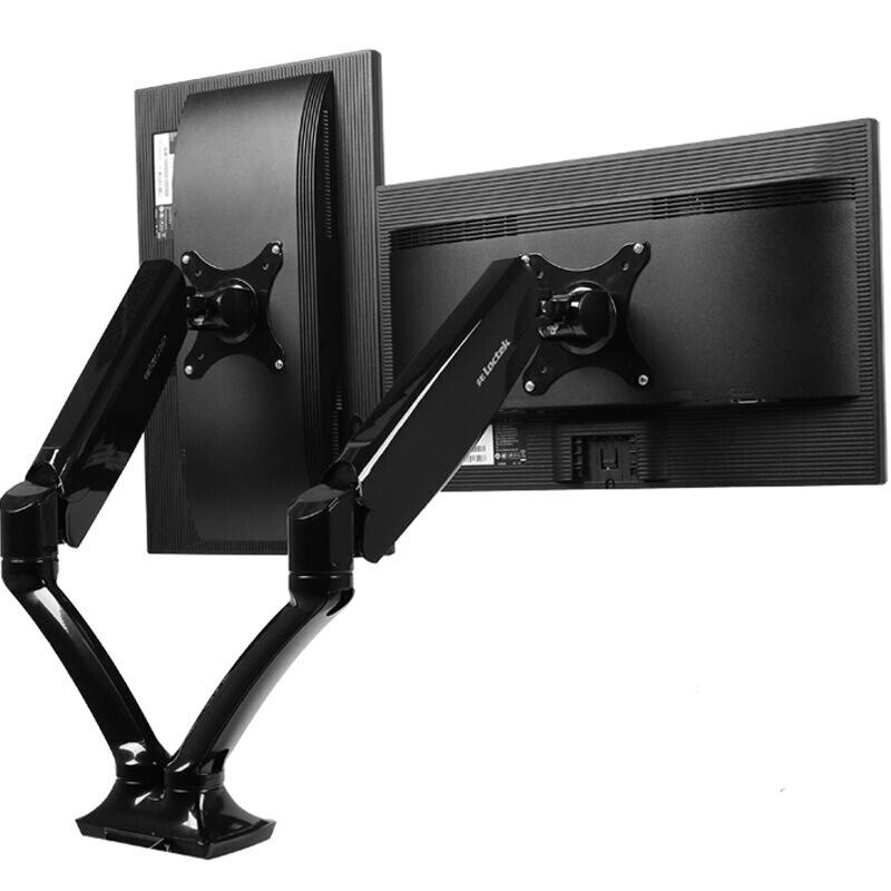 樂歌（Loctek） DLB502-D 雙屏拼接顯示器設計電腦架 桌面底座旋轉升降雙屏支架_http://gzyiqian.cn/img/sp/296/60d596c1-8a39-4f45-b1e8-e56520d661f8.jpg