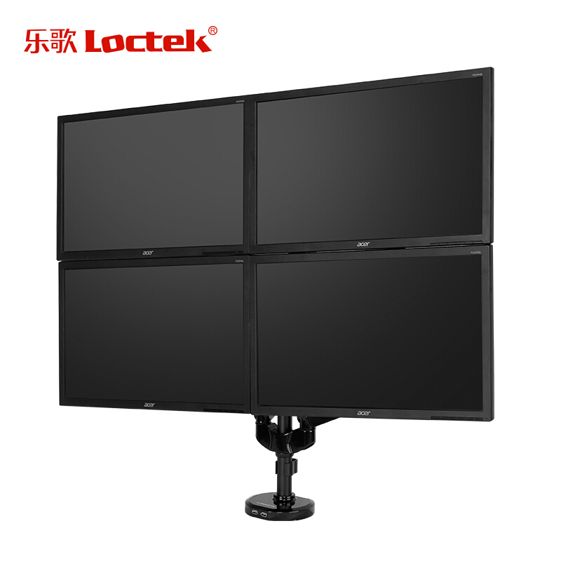 樂歌（Loctek） Q5Q 四屏顯示器支架電腦支架 旋轉升降伸縮支架_http://gzyiqian.cn/img/sp/296/7a1639a3-ee16-4de0-a98f-5a68d6abcc76.jpg