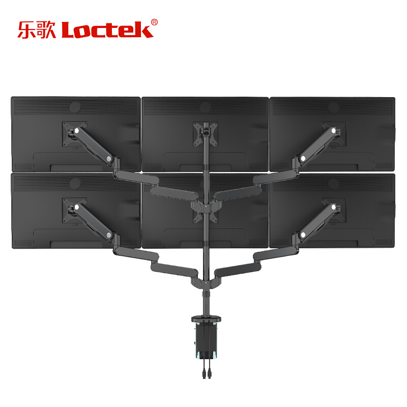 樂歌（Loctek） Q5S 六屏顯示器支架 全鋁電腦支架 旋轉伸縮支架_http://gzyiqian.cn/img/sp/296/c67106d9-5978-4e36-911e-9035d64208af.jpg