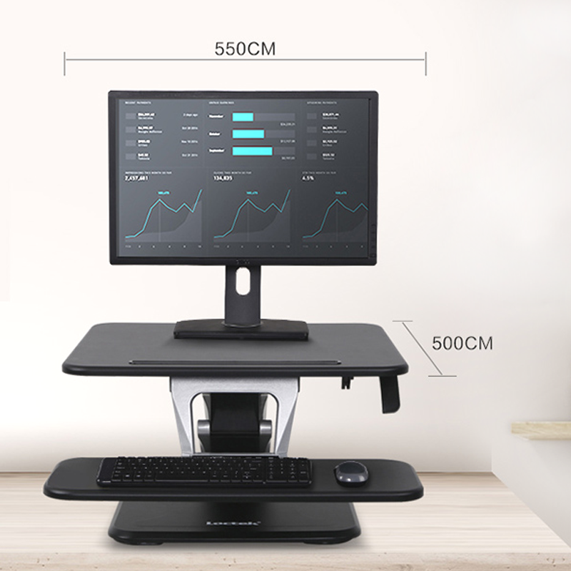 樂歌（Loctek） M3SS 站立式電腦桌/升降臺 臺面尺寸500*550mm (黑色) _http://gzyiqian.cn/img/sp/296/e07741a8-0ffc-4aac-9492-95da71a6e875.jpg