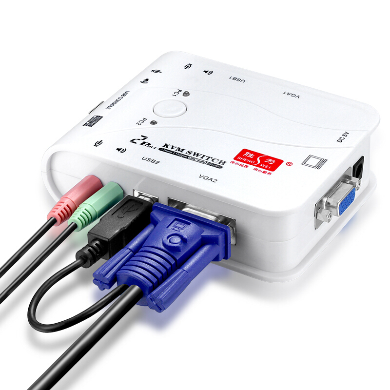 勝為 KS-202A KVM切換器 USB 2口自動 配線 多電腦切換器帶音頻_http://gzyiqian.cn/img/sp/301/c28b7071-08e3-4fad-ba43-c040bfcef9c8.jpg