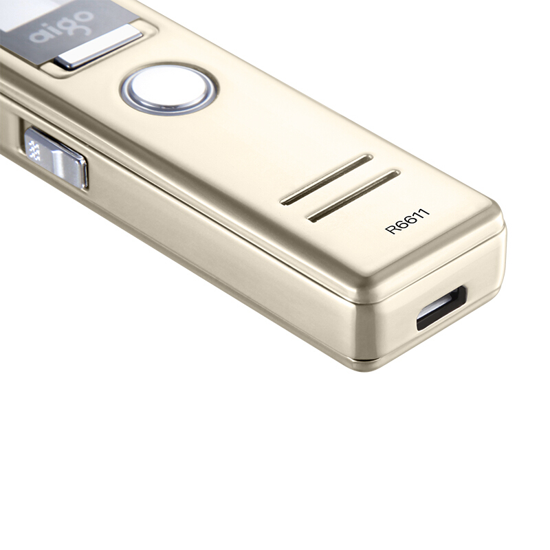 愛(ài)國(guó)者（aigo） R6611 錄音筆 專業(yè)微型 高清遠(yuǎn)距降噪 MP3播放器 學(xué)習(xí)/會(huì)議采訪取證錄音 （香檳金8G）_http://gzyiqian.cn/img/sp/309/cd62b23c-a13f-4377-88a4-5453ee787252.jpg