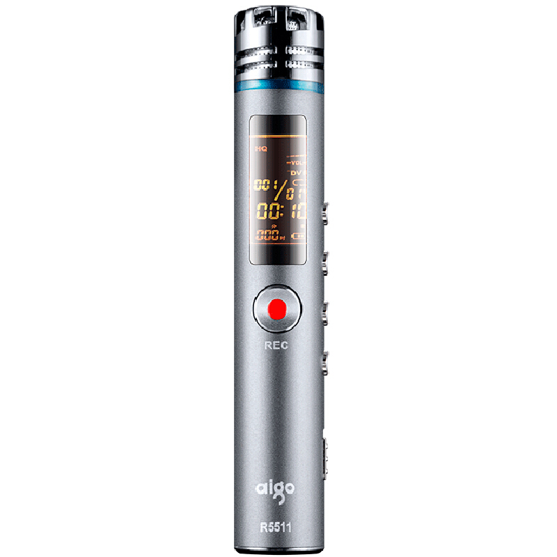 愛國者（aigo） R5511 錄音筆 專業 微型迷你 學習/會議采訪取證錄音器 高清遠距降噪 MP3播放器 灰色（16G）_http://gzyiqian.cn/img/sp/309/dd882d03-8201-425d-84e2-0f811af06a9d.jpg