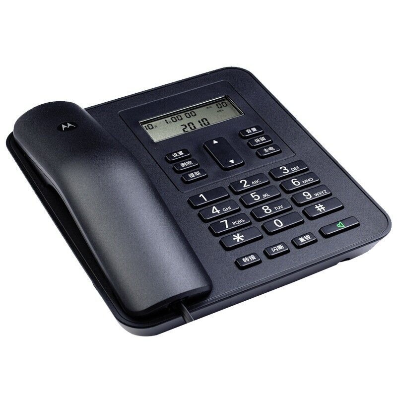 摩托羅拉（Motorola） CT310C 固定有繩電話機座機來電顯示免電池大屏幕歐式時尚辦公商務家用有線座機（黑色）_http://gzyiqian.cn/img/sp/329/66cc2be6-23e1-4959-a3b5-eaa610ae98a8.jpg