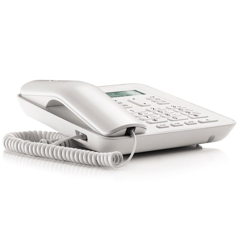 摩托羅拉（Motorola） CT310C 固定有繩電話機座機來電顯示免電池大屏幕歐式時尚辦公商務家用有線座機（白色）_http://gzyiqian.cn/img/sp/329/b26b7d53-12e8-4d7d-86f9-914c21aaa55d.jpg