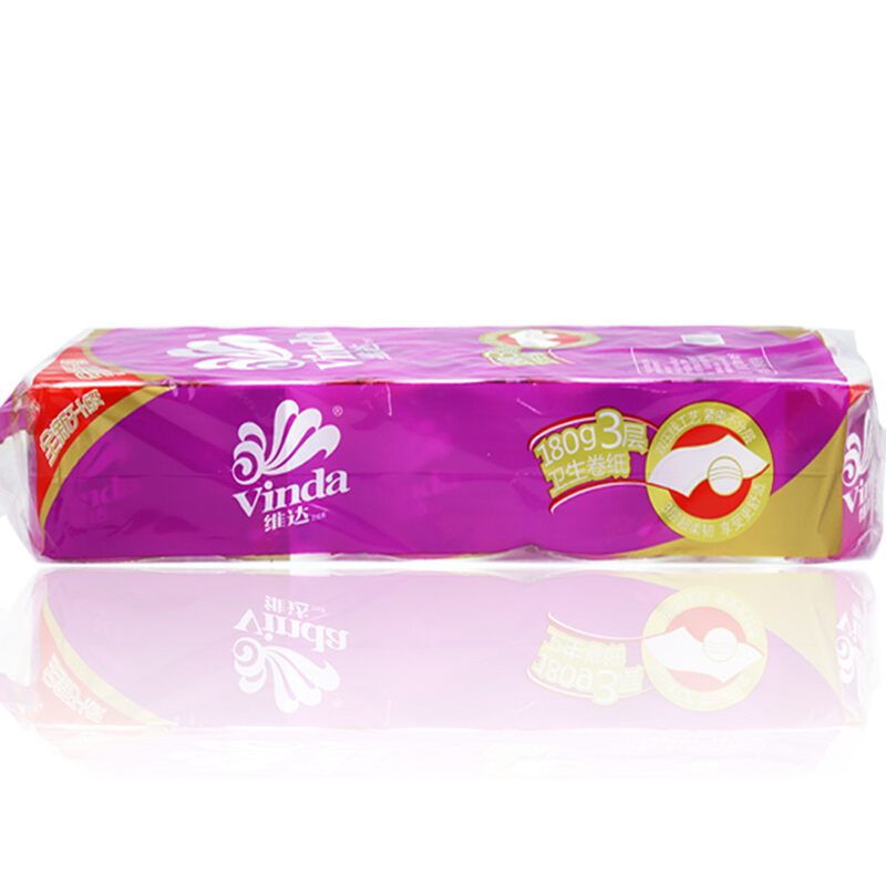 維達（Vinda） V4131 特柔卷筒紙衛生紙 紫色 180g *10卷_http://gzyiqian.cn/img/sp/382/15d90e05-4810-4bed-a524-a6acecff0c32.jpg