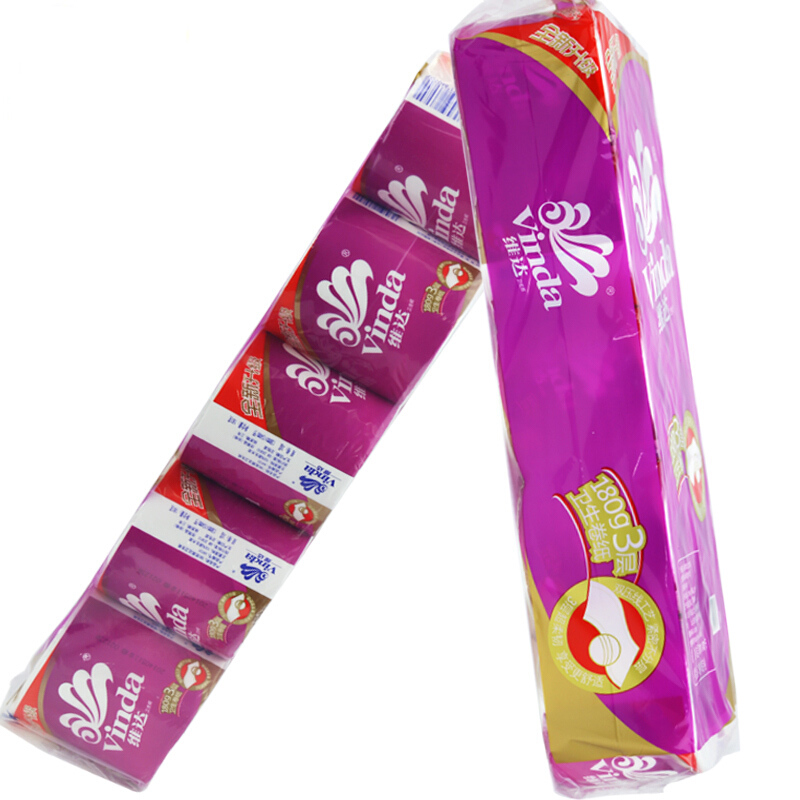 維達（Vinda） V4131 特柔卷筒紙衛生紙 紫色 180g *10卷_http://gzyiqian.cn/img/sp/382/3fc8a4c3-90e0-4731-af4d-bdd46bffd5d8.jpg