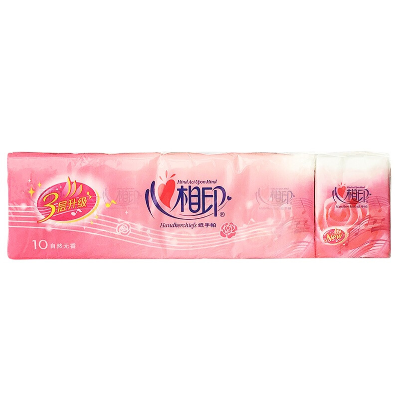 心相印（Mind Act Upon Mind） C910 無(wú)香面巾紙餐巾紙手帕紙10包/條_http://gzyiqian.cn/img/sp/387/df12ce0e-278a-48b9-b6f7-d66dcc7414cb.jpg