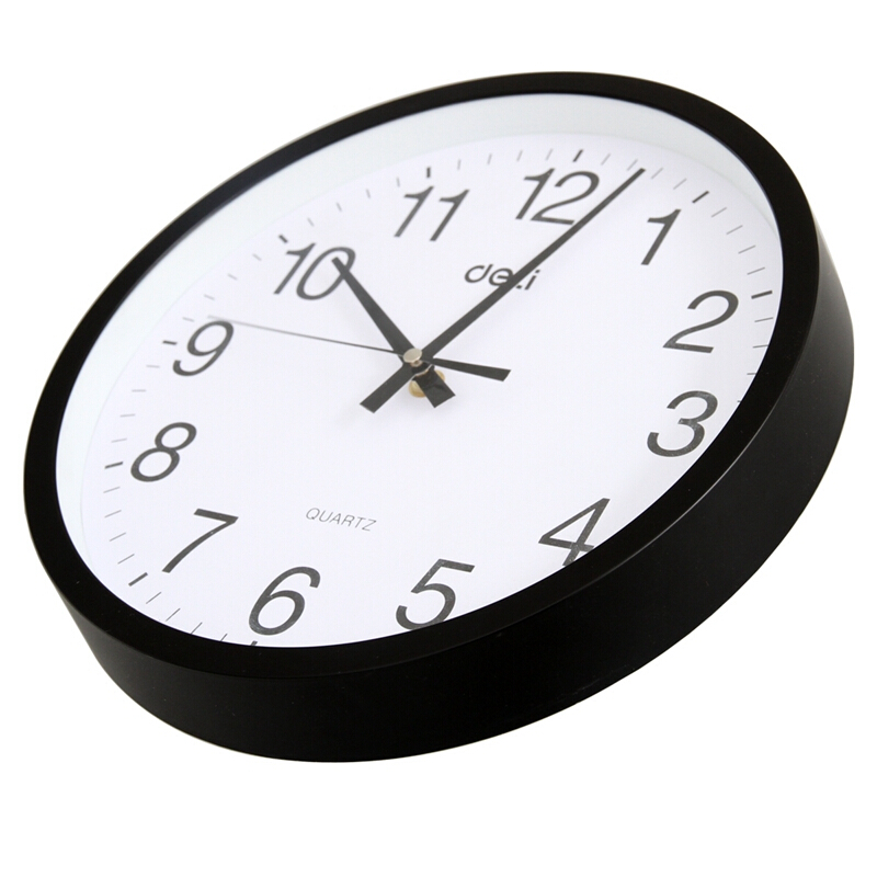 得力（deli） 9005 掛鐘 (只)30cm（12寸） (白色) _http://gzyiqian.cn/img/sp/419/999f21fa-345e-40af-8096-e27a7897fd7e.jpg