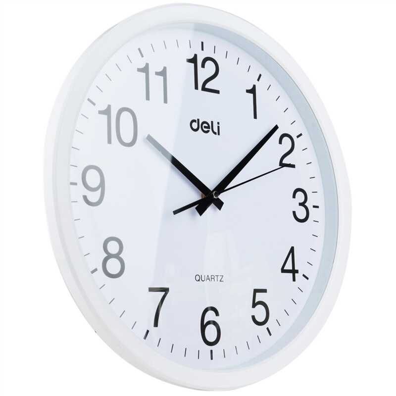 得力（deli） 9006 掛鐘 (只)37CM（14.5寸） (白色) _http://gzyiqian.cn/img/sp/419/c6ea79ef-a42f-47bb-bbf5-e20114a349b1.jpg