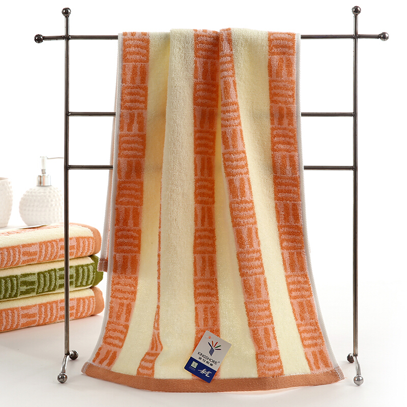 金號（KING SHORE） 2183 毛巾家紡 素條純棉毛巾 單條 74*34.5cm 82g/條_http://gzyiqian.cn/img/sp/424/66507089-51dd-4704-8991-e6a8d6cbc315.jpg