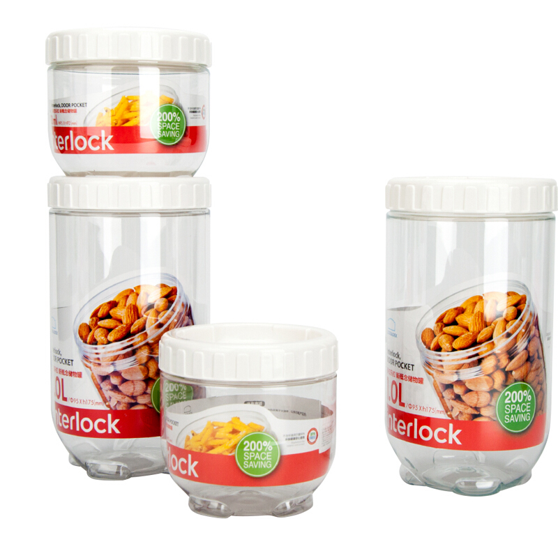 樂(lè)扣樂(lè)扣（locklock） INL301S001 儲(chǔ)物罐 冰箱側(cè)門(mén)塑料收納罐 (4件套) _http://gzyiqian.cn/img/sp/436/1957c9d9-b926-4283-ba18-d551d409a548.jpg