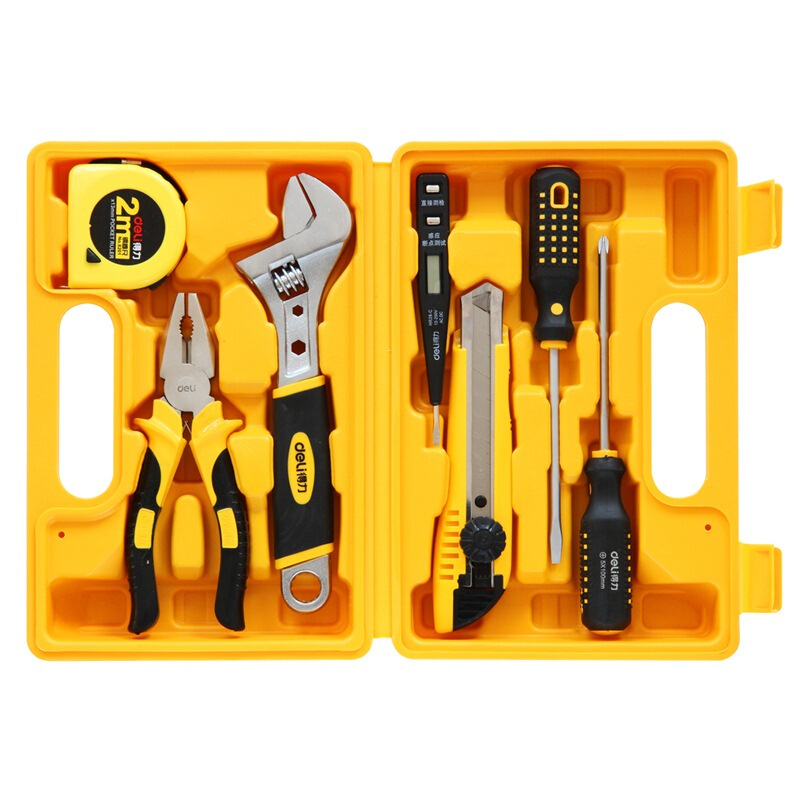 得力（deli） 3700 多功能組合家用工具箱/工具套裝 7件套_http://gzyiqian.cn/img/sp/451/b0632395-379b-4ac7-9b15-57003d2af061.jpg