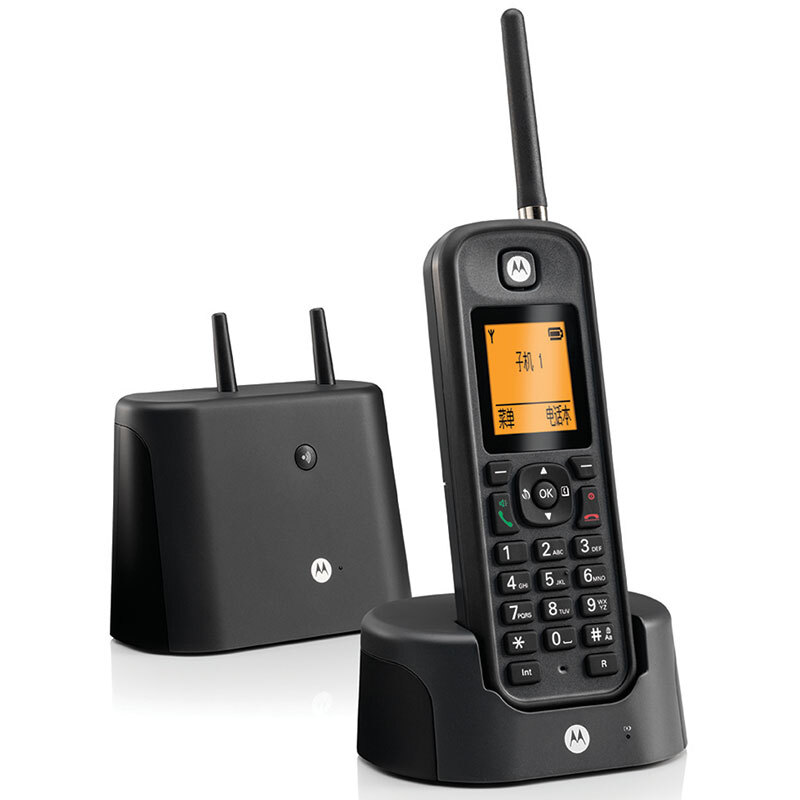 摩托羅拉（Motorola） O201C 電話機 遠距離數(shù)字無繩單機 橙色背光電話簿中英文顯示菜單可擴展 無線座機（黑色）_http://gzyiqian.cn/img/sp/764/679c9492-65ed-4548-a291-ea45d4fbd71b.jpg