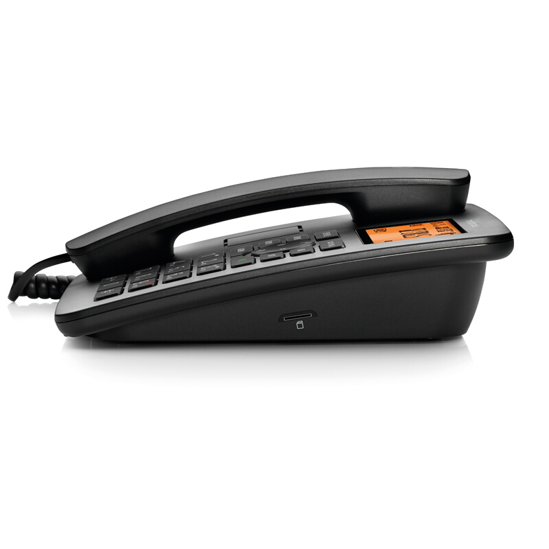摩托羅拉（Motorola） CT111C 智能自動/手動插卡錄音電話機座機商務(wù)客服電話呼叫中心家用辦公固定座機 （黑色）_http://gzyiqian.cn/img/sp/766/622c1bd9-1290-4ee7-90f1-7838330dc49a.jpg