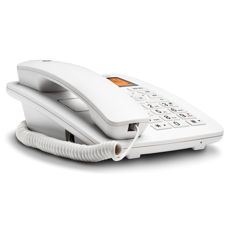 摩托羅拉（Motorola） CT111C 智能自動/手動插卡錄音電話機(jī)座機(jī)商務(wù)客服電話呼叫中心家用辦公固定座機(jī) （白色）_http://gzyiqian.cn/img/sp/766/b5587ebc-8d8e-4300-9d08-d14613b4fab9.jpg