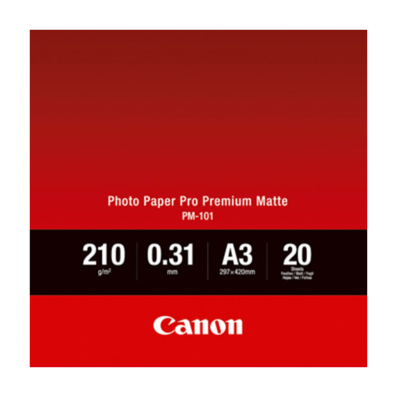 佳能（Canon） PM-101 專業(yè)無光澤照片紙/相片紙 (A3/20張) _http://gzyiqian.cn/img/sp/83/3565cc9a-a3c4-4b61-a033-da76051ab793.jpg