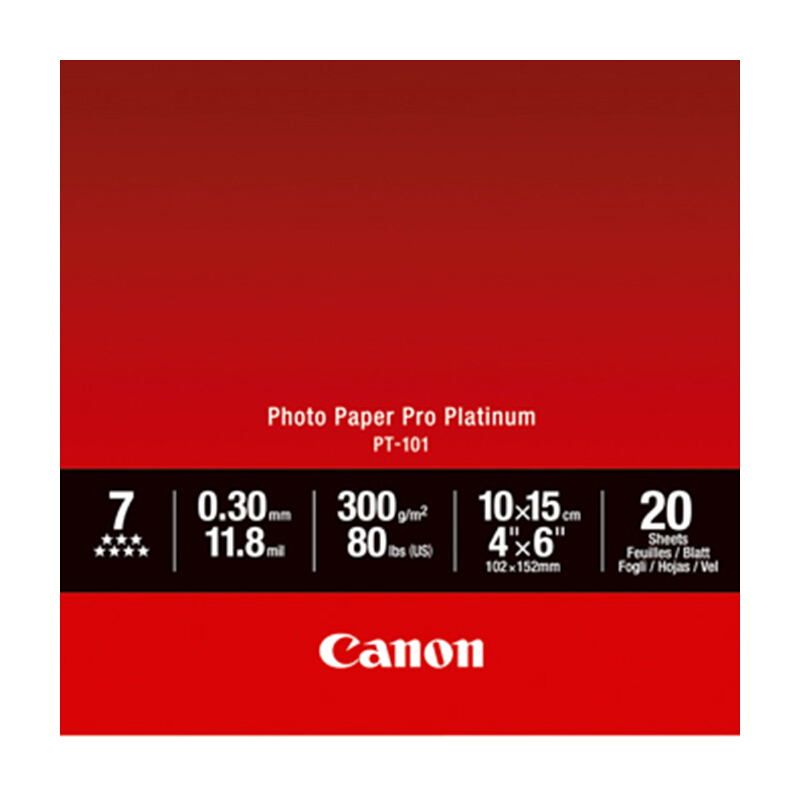 佳能（Canon） PT-101 光面噴墨打印紙 專業照片紙 (4*6/20張) _http://gzyiqian.cn/img/sp/83/98a08c6a-9d7c-44de-855a-c2160b4bc145.jpg