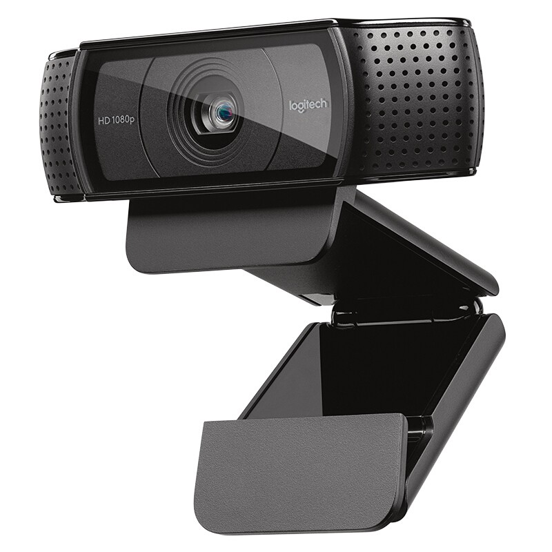 羅技（Logitech）C920e 高清網(wǎng)絡(luò)攝像頭 黑灰色_http://gzyiqian.cn/newimg/C202206/1656396781506.jpg