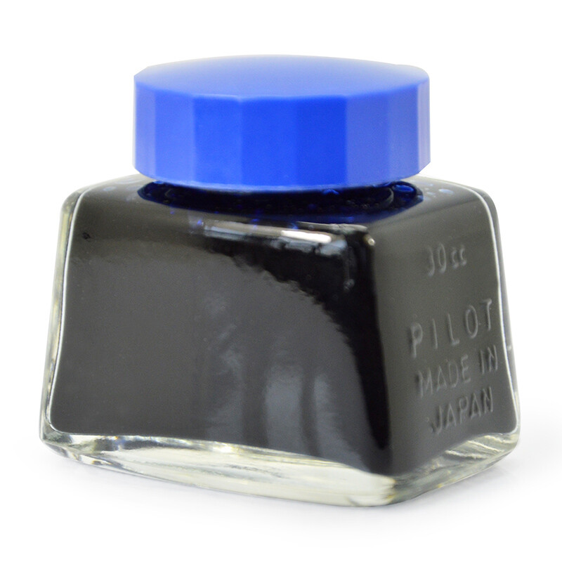 百樂（PILOT）非碳素墨水 不堵筆鋼筆墨水30ml 藍黑INK-30-BB_http://gzyiqian.cn/newimg/C202209/1662541080708.jpg
