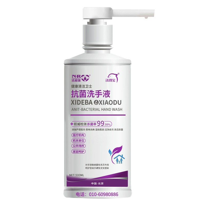洗得寶 抗菌洗手液消毒洗手液 護膚保濕殺菌500ml/瓶_http://gzyiqian.cn/newimg/C202211/1668149420678.jpg
