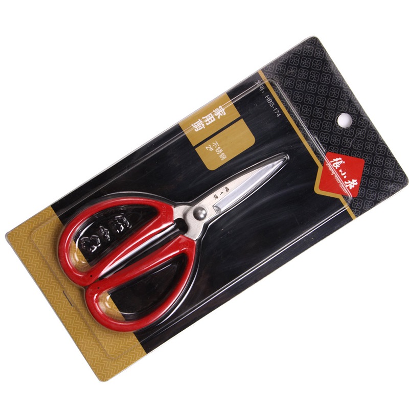 張小泉 不銹鋼家用剪刀布剪 辦公剪紙剪 4#總長 12.5cm  HBS-174_http://gzyiqian.cn/newimg/C202212/1671600896698.jpg