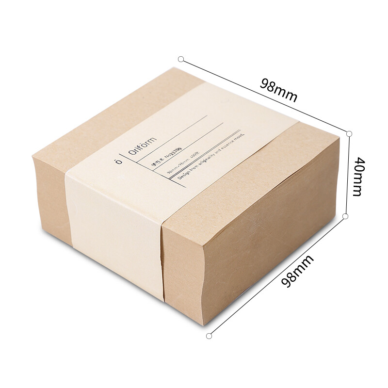 得力(deli)400張98*98mm簡約牛皮紙便筏本  21709_http://gzyiqian.cn/newimg/C202303/1679649414604.jpg