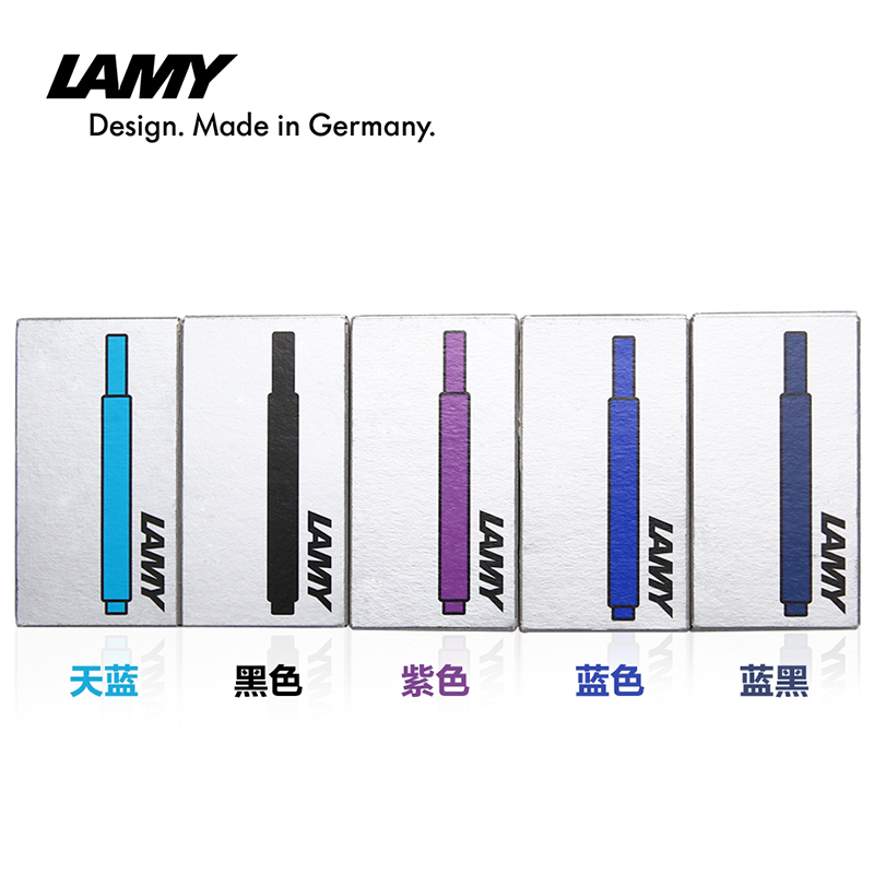 凌美（LAMY） 狩獵者/恒星鋼筆墨膽 墨囊 墨水筆一次性筆芯替換5支裝 T10 黑色_http://gzyiqian.cn/newimg/C202311/1699434720843.jpg